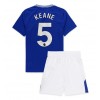 Everton Michael Keane #5 Hjemmedraktsett Barn 2024-25 Kortermet (+ korte bukser)